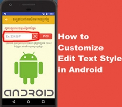 Android Custom Edit Text Style