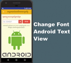 How to Change Font TextView in Android