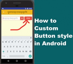 Custom Style Button in Android